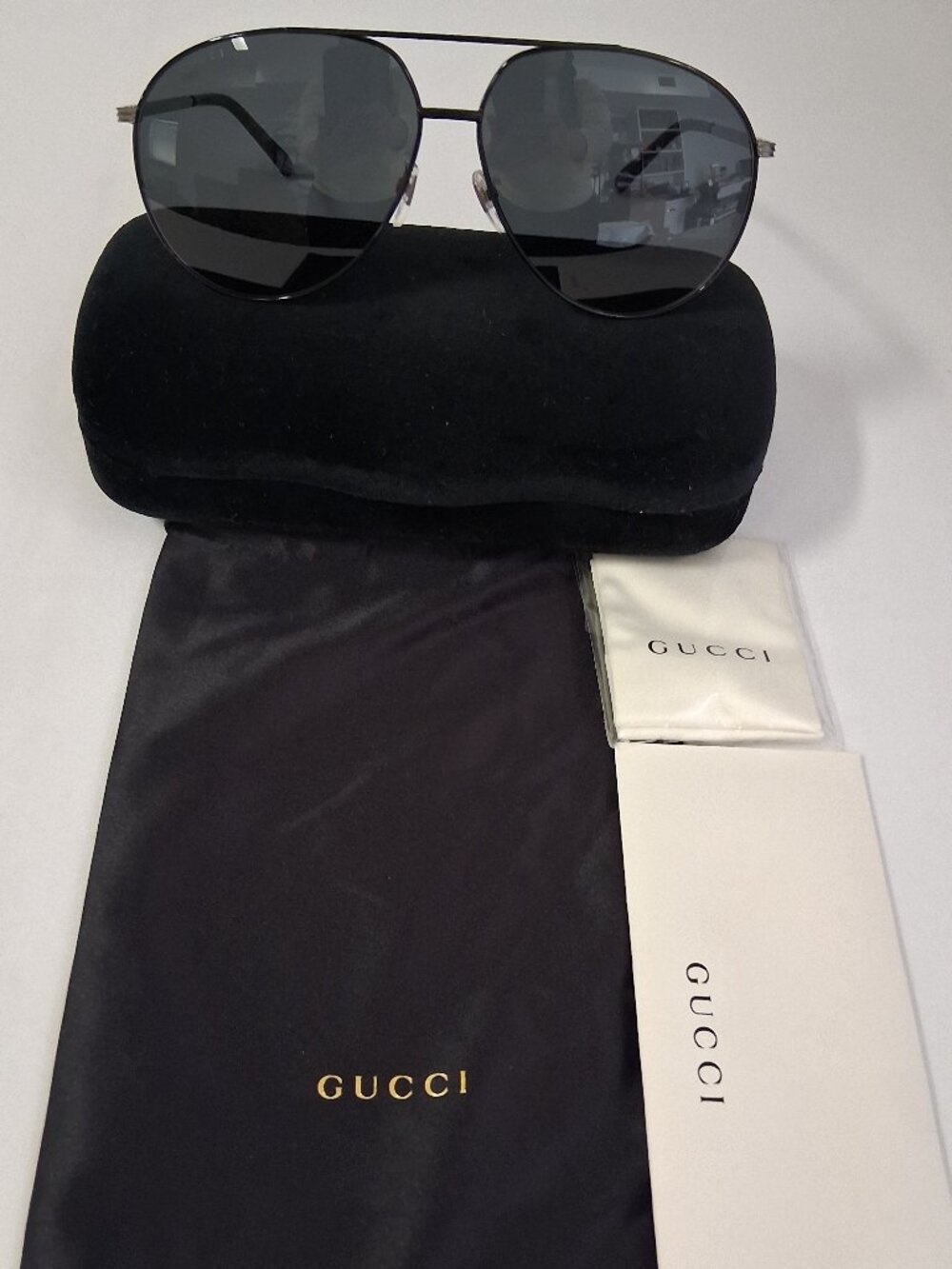 Gucci Men's GG0832S 64mm Sunglasses – New in Original Box